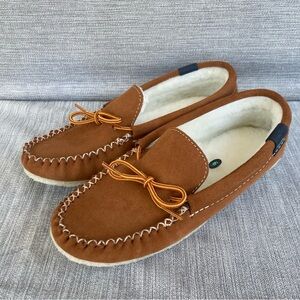 Bastien Industries Suede Moccasins Brown
